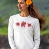 Beautiful Hibiscus - White Long Sleeve Crewneck T-Shirt 1 Beautiful Hibiscus - White Long Sleeve Crewneck T-Shirt -Crazyshirts Online Shop 062e6474 0ed3 426e 9ffd 28f2d39463f8
