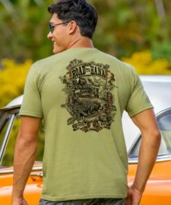 Hana Etch - Hemp Dyed Short Sleeve Crewneck T-Shirt