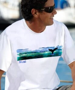 Into Blue - White Short Sleeve Crewneck T-Shirt