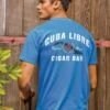 Cuba Libre - Blue Hawaii Dyed Short Sleeve Crewneck T-Shirt -Crazyshirts Online Shop 14cbcb3c 6fe8 46d4 9a71 cc45bd40fc56