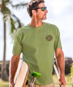 Tribal Turtle - Hemp Dyed Short Sleeve Crewneck T-Shirt -Crazyshirts Online Shop 187146b4 09df 4076 9863 1d441cb7860b