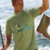 B. Kliban Fly Fishing Cat - Hemp Dyed Short Sleeve Crewneck T-Shirt -Crazyshirts Online Shop 1882ffb3 6512 4ac8 b89e b3e2434b778e