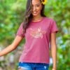 PL Aloha Honu - Paradise Red Dyed Short Sleeve Crewneck T-Shirt 1 PL Aloha Honu - Paradise Red Dyed Short Sleeve Crewneck T-Shirt -Crazyshirts Online Shop 1906896f 7509 4511 80c9 07b2b740746d