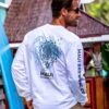 Maui Brewing Co Logo New Splatter - White Long Sleeve Crewneck T-Shirt -Crazyshirts Online Shop 1a1f9f90 6d32 4bd8 a9e4 f9fa2d3e7437