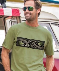 Cannabis Band - Hemp Dyed Short Sleeve Crewneck T-Shirt