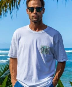 Kapa Honu - White Short Sleeve Crewneck T-Shirt -Crazyshirts Online Shop 243c727a ed0c 47db ab7b 7b00df493ba4