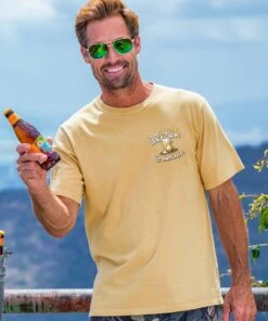 Back Nine - Pale Ale Dyed Short Sleeve Crewneck T-Shirt -Crazyshirts Online Shop 2d0d4a0d a7bb 4f96 9610 f442db53f1cf