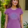 Henna Circle - Violet Short Sleeve Pima T-Shirt -Crazyshirts Online Shop 2d53aefc cc47 4945 a921 29d6d1939c1d