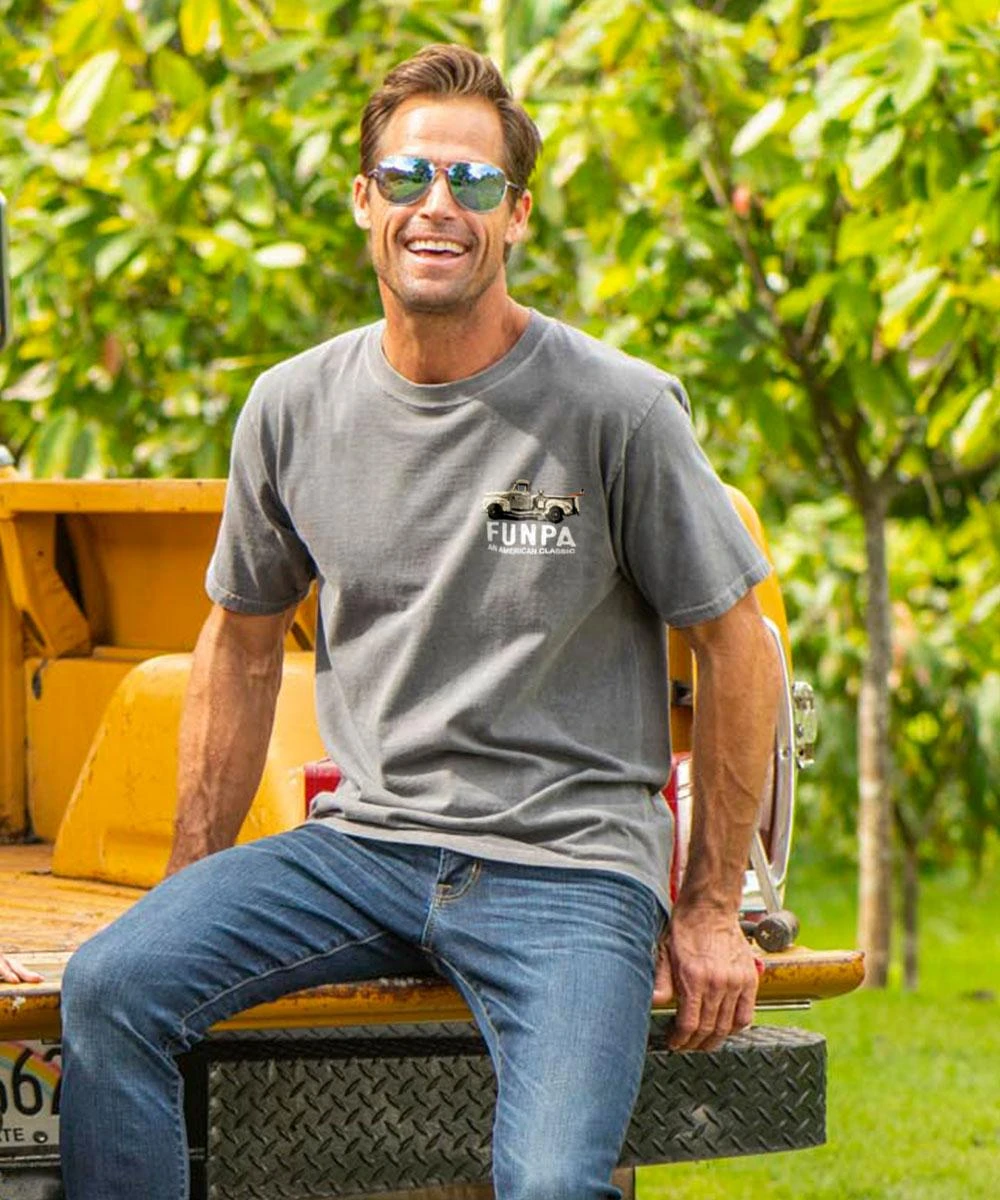 Funpa - Crater Dyed® Short Sleeve Crewneck T-Shirt 4 Funpa - Crater Dyed® Short Sleeve Crewneck T-Shirt - Image 2