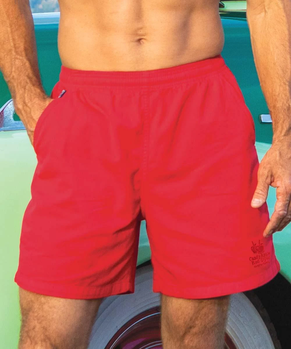 Candy Apple Red Dyed Crazyshorts® Twill Shorts 3 Candy Apple Red Dyed Crazyshorts® Twill Shorts