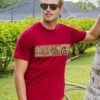 Ekomo Mai Band - Rugby Red Short Sleeve Pima T-Shirt