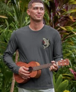 Mano Island Spirit - Smoke Long Sleeve Pima T-Shirt -Crazyshirts Online Shop 37362e0a 9b8f 4a95 bb02 c8aae2cf6a34