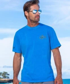 Bonefish Brewery - Blue Hawaii Dyed Short Sleeve Crewneck T-Shirt 5 Bonefish Brewery - Blue Hawaii Dyed Short Sleeve Crewneck T-Shirt -Crazyshirts Online Shop 388aa7e6 686f 4f9a 9d8c 50f5f8c0830a