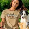 Hawaiian Humane Society Picket Fence Pooches - Kona Coffee Dyed Short Sleeve Scoop Neck T-Shirt -Crazyshirts Online Shop 42018bb6 a323 4f38 8c75 6c85dd769439