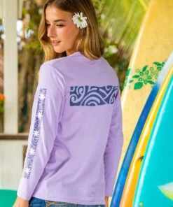 Milo Lii - Lavender Dyed Long Sleeve Crewneck T-Shirt -Crazyshirts Online Shop 421aac09 a613 46d4 8080 bd3e7ae5368a