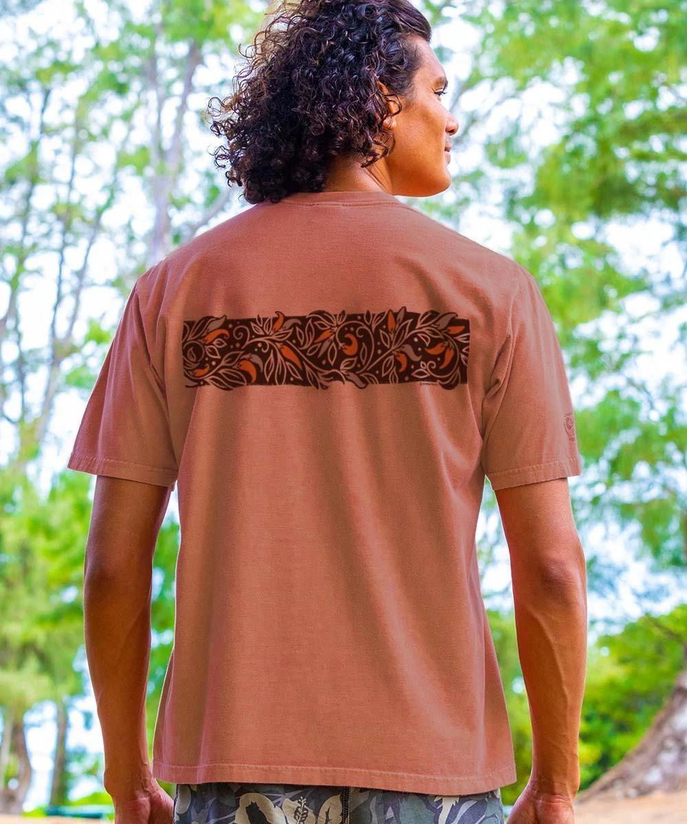 Spicy Chiles Band - Chile Dyed Short Sleeve Crewneck T-Shirt 4 Spicy Chiles Band - Chile Dyed Short Sleeve Crewneck T-Shirt - Image 2