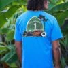 Surf Rat - Blue Hawaii Dyed Short Sleeve Crewneck T-Shirt -Crazyshirts Online Shop 47ecab70 3996 47a3 93c5 d51151a82d67