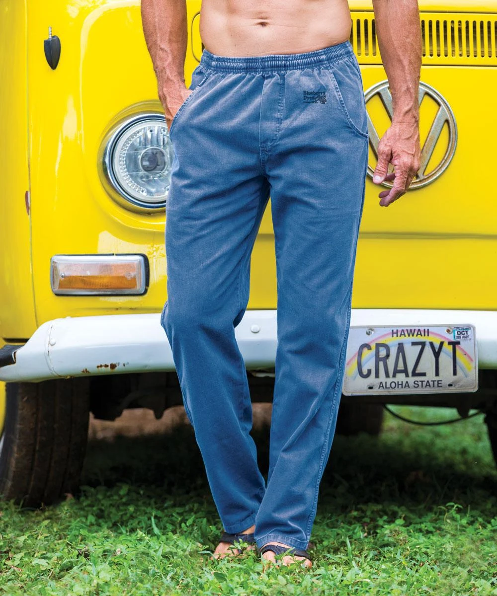 Blueberry Dyed Twill Pants 3 Blueberry Dyed Twill Pants