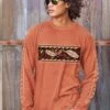 Chile Leaves Band - Chile Dyed Long Sleeve Crewneck T-Shirt