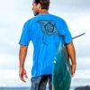 Ehukai Manta - Blue Hawaii Dyed Short Sleeve Crewneck T-Shirt -Crazyshirts Online Shop 4cfc1c26 5af3 44bc 9a31 857ff942a1ac