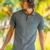 Tribal Honu Vertical - Crater Dyed® Short Sleeve Pique’ Polo Shirt -Crazyshirts Online Shop 4edfd16e d28c 4811 909f 10bd8ce83caa