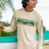 Tri Mano Band - Coconut Dyed Long Sleeve Crewneck T-Shirt 2 Tri Mano Band - Coconut Dyed Long Sleeve Crewneck T-Shirt -Crazyshirts Online Shop 4f1dc06a 3fea 4376 b054 a504edf9338a