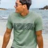 Techno Palms - Seaglass Short Sleeve Crewneck T-Shirt -Crazyshirts Online Shop 5504ce0b ddca 449b a5a8 038857e70555