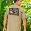 Humu Woodblock - Kona Coffee Dyed Short Sleeve Crewneck T-Shirt 2 Humu Woodblock - Kona Coffee Dyed Short Sleeve Crewneck T-Shirt -Crazyshirts Online Shop 57c24d43 3b1f 4666 b9cd 6d64a6e3cb26