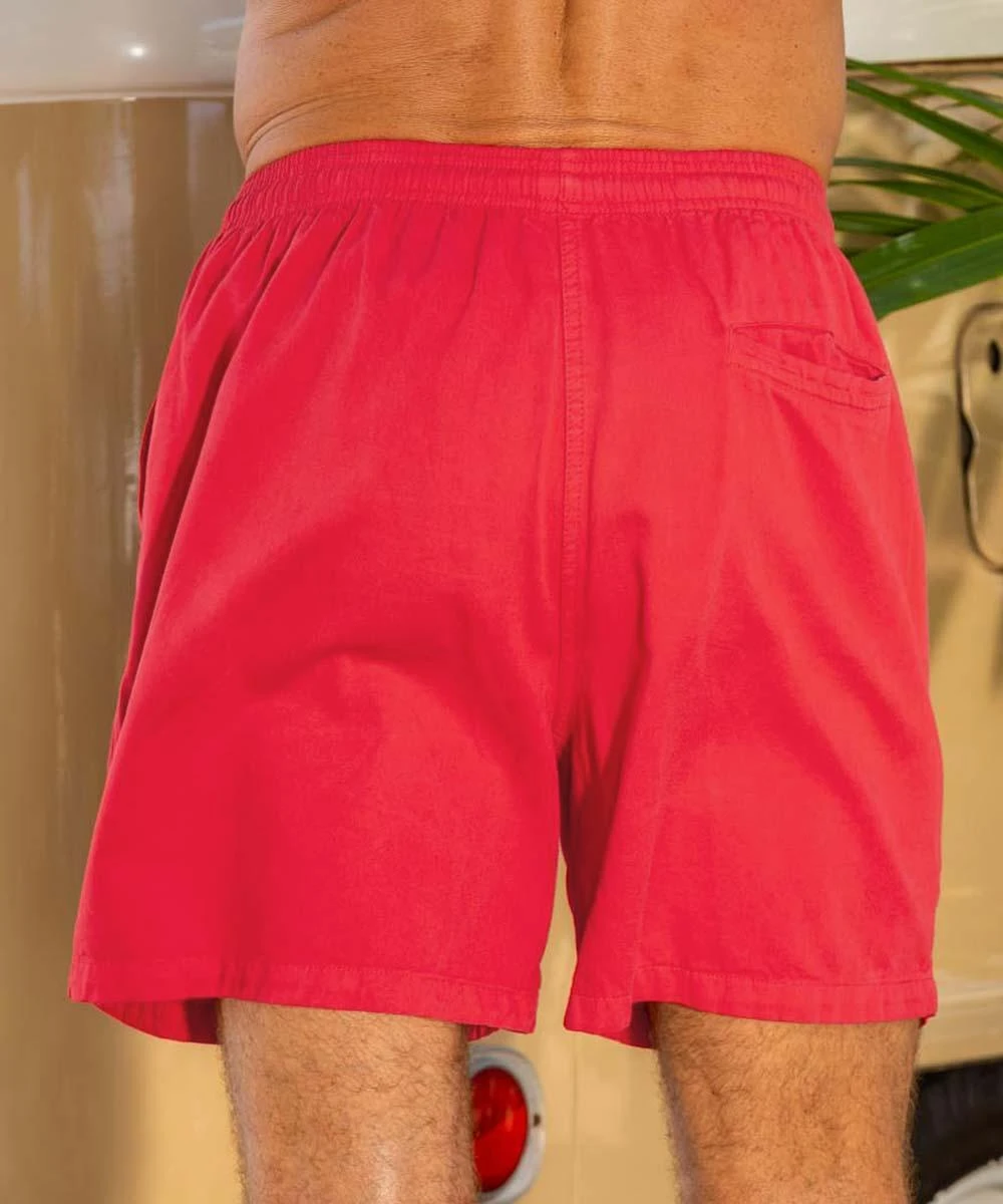 Candy Apple Red Dyed Crazyshorts® Twill Shorts 4 Candy Apple Red Dyed Crazyshorts® Twill Shorts - Image 2