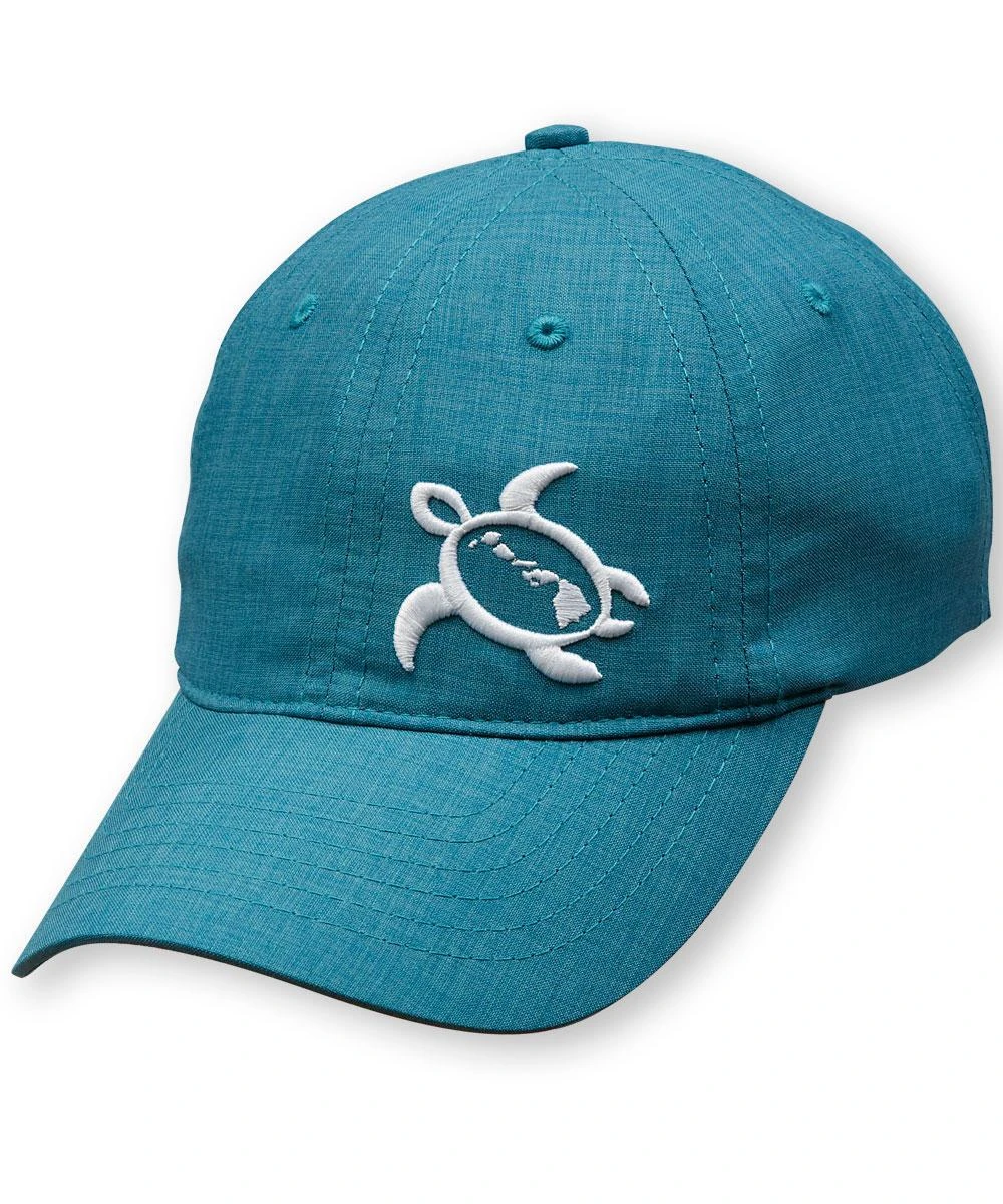 Paradise Honu - Teal Polyester Hat 3 Paradise Honu - Teal Polyester Hat