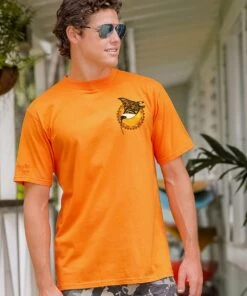 Tribal Manta Surf - Apricot Dyed Short Sleeve Crewneck T-Shirt 5 Tribal Manta Surf - Apricot Dyed Short Sleeve Crewneck T-Shirt -Crazyshirts Online Shop 619d057b 45c2 488c be19 4880136ea87f