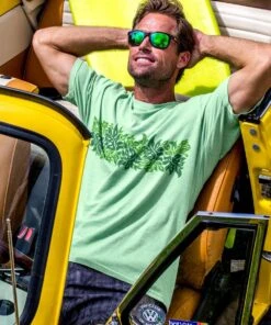 Puakenikeni Band - Key Lime Dyed Short Sleeve Crewneck T-Shirt