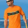 Tribal Tri Honu - Apricot Dyed Short Sleeve Crewneck T-Shirt -Crazyshirts Online Shop 67e4b6c0 e491 4fd3 a3a5 190f461544b1