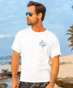 Mano Frenzy Chase - White Short Sleeve Crewneck T-Shirt -Crazyshirts Online Shop 68f4d9b9 8204 40da bdb1 dfb08f562071