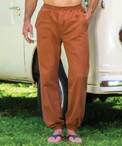 Cinnamon Dyed Canton Pants