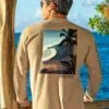 Tropical Big Wave - Kona Coffee Dyed Long Sleeve Crewneck T-Shirt 1 Tropical Big Wave - Kona Coffee Dyed Long Sleeve Crewneck T-Shirt -Crazyshirts Online Shop 728a631d 8985 41e0 8a41 412e5b19d9af