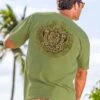 Tribal Turtle - Hemp Dyed Short Sleeve Crewneck T-Shirt 1 Tribal Turtle - Hemp Dyed Short Sleeve Crewneck T-Shirt -Crazyshirts Online Shop 769ba73c 8a93 4b96 8471 77c48e2fd378