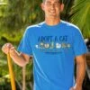Hawaiian Humane Society Match Meow - Blue Hawaii Dyed Short Sleeve Crewneck T-Shirt -Crazyshirts Online Shop 77e6e5c0 62c2 4a8f 8e2f 5e9269156548