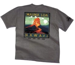 Retro Mauna Loa - Crater Dyed® Short Sleeve Crewneck T-Shirt