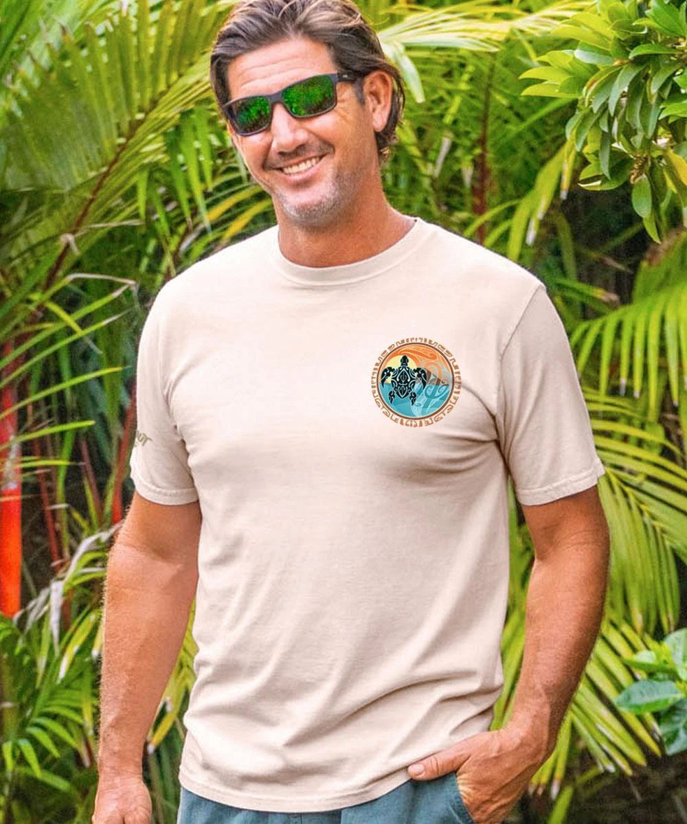 Land And Sea - Coconut Dyed Short Sleeve Crewneck T-Shirt 4 Land And Sea - Coconut Dyed Short Sleeve Crewneck T-Shirt - Image 2