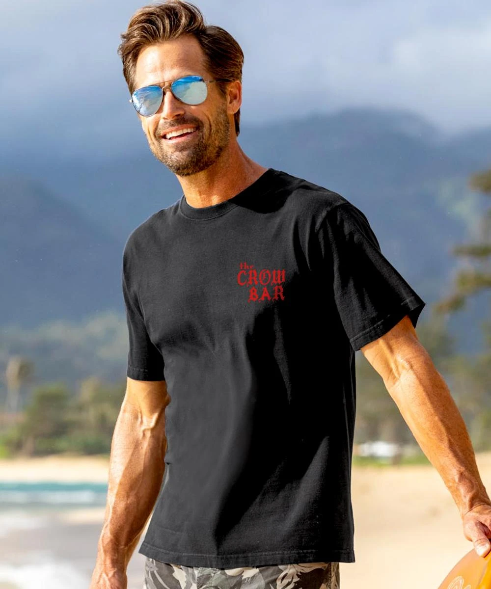 Crowbar - Black Short Sleeve Crewneck T-Shirt 4 Crowbar - Black Short Sleeve Crewneck T-Shirt - Image 2