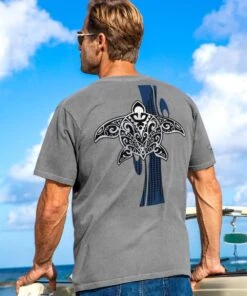 Honu Tribe - Crater Dyed® Short Sleeve Crewneck T-Shirt