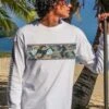 Aloha Flora Band - White Long Sleeve Crewneck T-Shirt -Crazyshirts Online Shop 8a88147e 9797 43a2 aa4f 7c940846260c