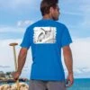 Wyland® Sea Turtle Reef Flight - Blue Hawaii Dyed Short Sleeve Crewneck T-Shirt -Crazyshirts Online Shop 8b9a2f0c f9e0 4ddf 8a88 6bad6a31dd01