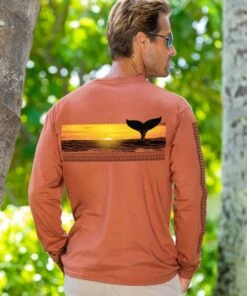 Tribal Whale Band - Chile Dyed Long Sleeve Crewneck T-Shirt -Crazyshirts Online Shop 8e1dc79c 0e89 4c4d 9c28 782454259c12