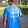 Lifetime Trucker - Blue Hawaii Dyed Short Sleeve Crewneck T-Shirt -Crazyshirts Online Shop 91689cee 1806 42a5 9566 c4c00ed16400