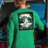 Poster Of Paradise - Wintergreen Dyed Long Sleeve Crewneck T-Shirt -Crazyshirts Online Shop 958ab870 941c 4f7f 9522 2f3e1f73a144