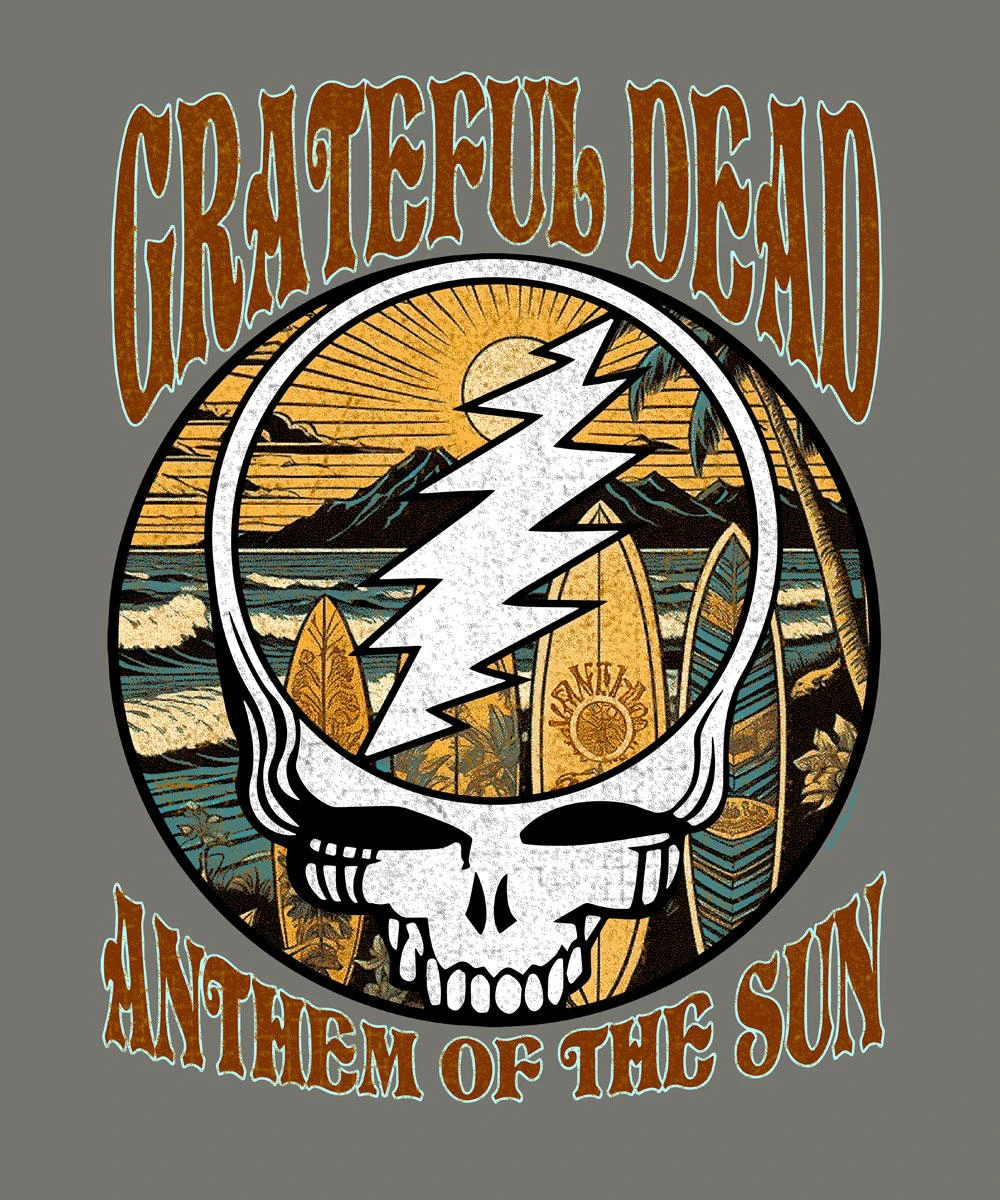 Grateful Dead Anthem Of The Sun - Crater Dyed® Short Sleeve Crewneck T-Shirt 5 Grateful Dead Anthem Of The Sun - Crater Dyed® Short Sleeve Crewneck T-Shirt - Image 3
