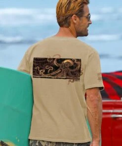 Koa Hee Band - Kona Coffee Dyed Short Sleeve Crewneck T-Shirt -Crazyshirts Online Shop a530dc47 fa4a 4a0d bbcf b3d7406f8abe