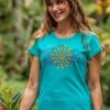 Henna Bursting Sun - Ocean Short Sleeve Pima T-Shirt -Crazyshirts Online Shop aff23b3f 5f90 4b24 91e0 c9a3100b52b1